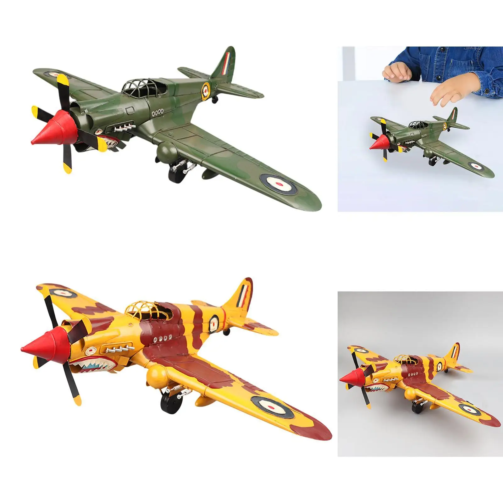 Fighter Model Metal Airplane Model for Collections Gifts Collectible Aircraft Model Plane Model for Bar Office Home Tabletop