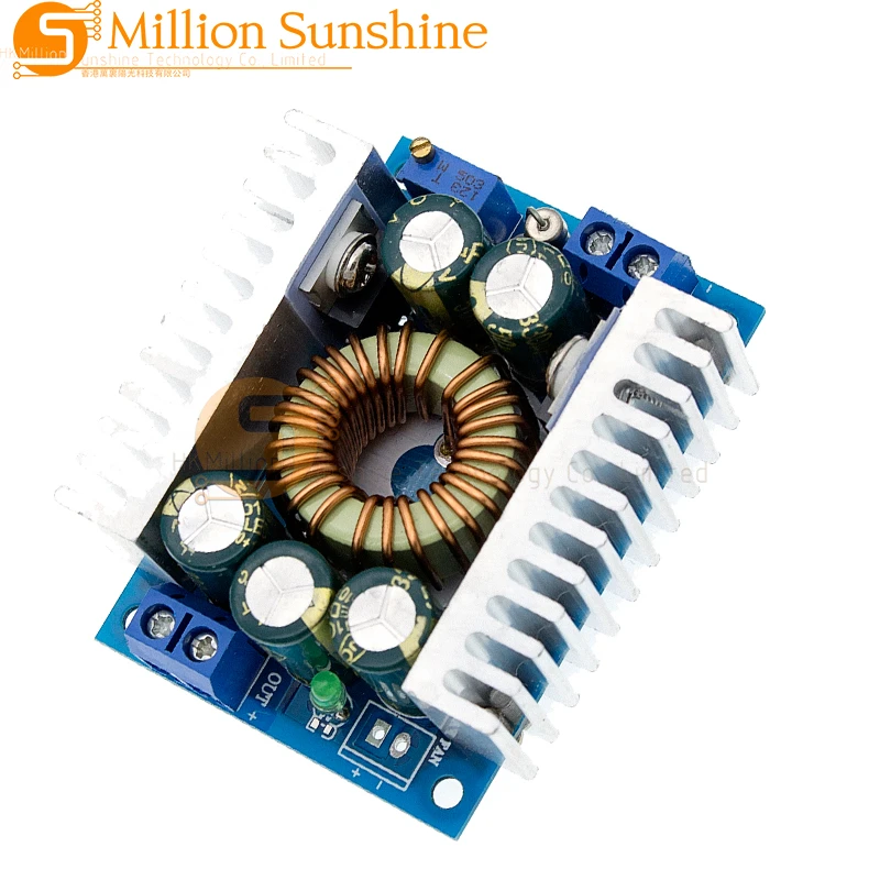 12A Module d'alimentation DC-DC Haute Puissance Basse Ondulation Réglable 95% Efficace Step-down Tech 5-40V à 1.2-36V