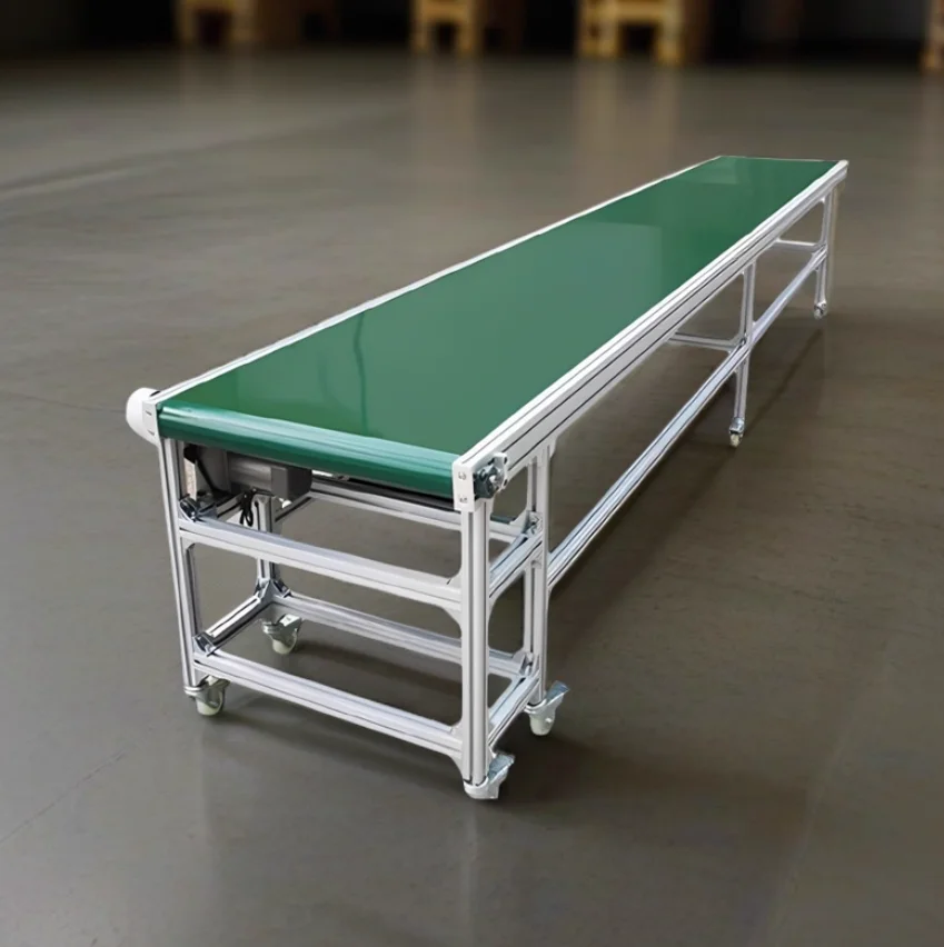 Factory Wholesale Flat Belt Conveyor Cargo Sorting Conveyor Belt