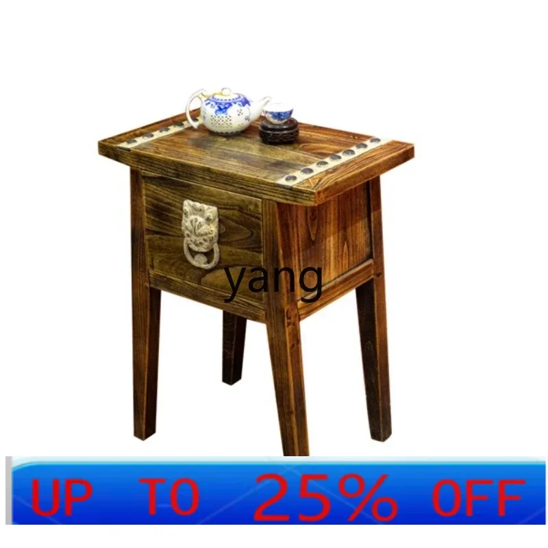 LMM Chinese-style entrance cabinet, living room decoration ornament, solid wood locker storage