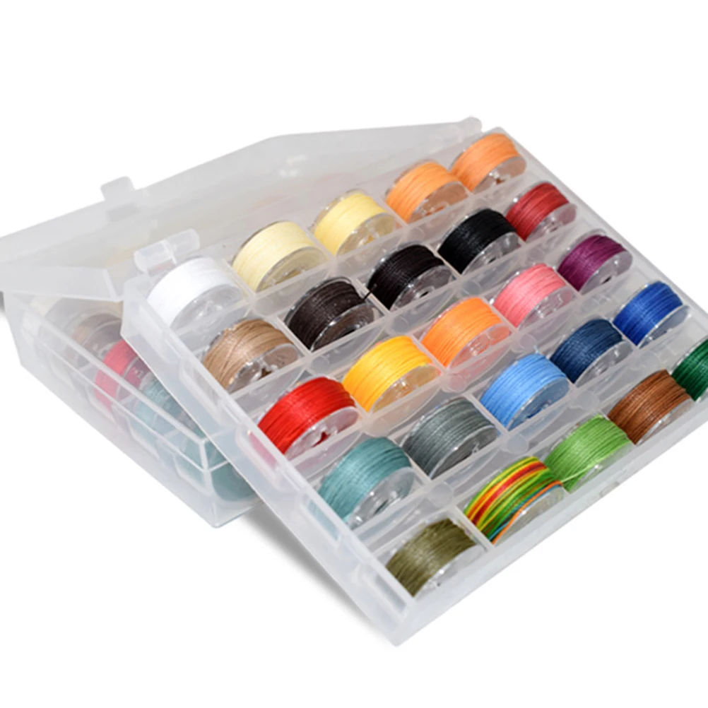 25pcs 6M 0.65Mm Braided Rope For Jewelry Making Hand-Woven Diy String Beads Craft Cord Mixed Color Bracelet Rope Supply