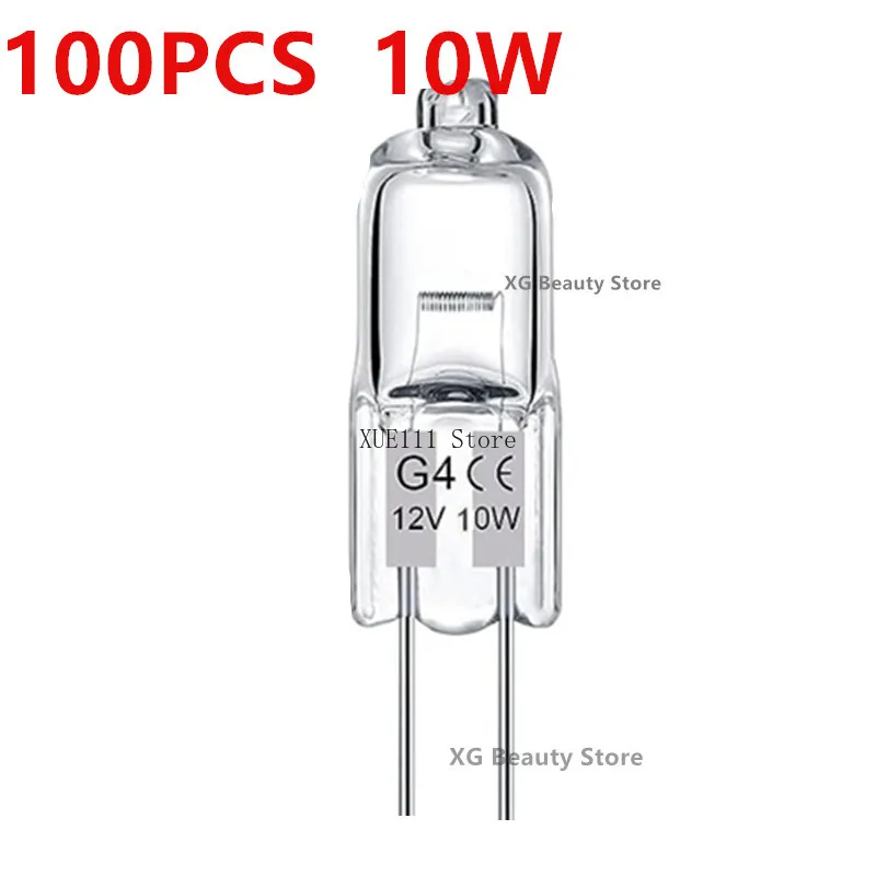 Wholesale 5/10/50/100PCS G4 12V 10W 20W LED Lamp Bulbs Eco Halogen Light Bulbs Capsule Inserted Beads Crystal Lamp Halogen Bulb