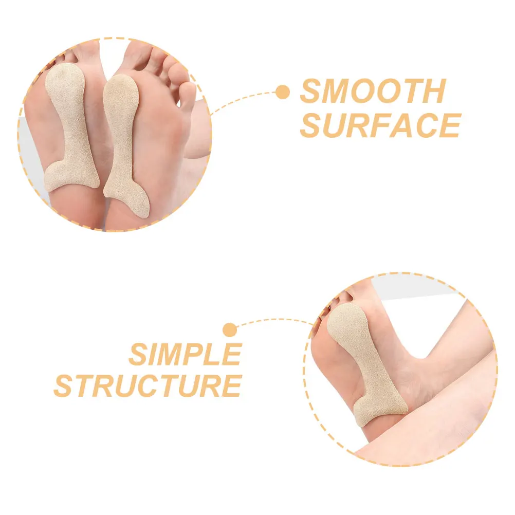 

3pcs 3 Pairs Pads Self-Adhesive Shoe Inserts High Heel Cushions Gel Insoles Foot Arch Support Flat Foot High Arch