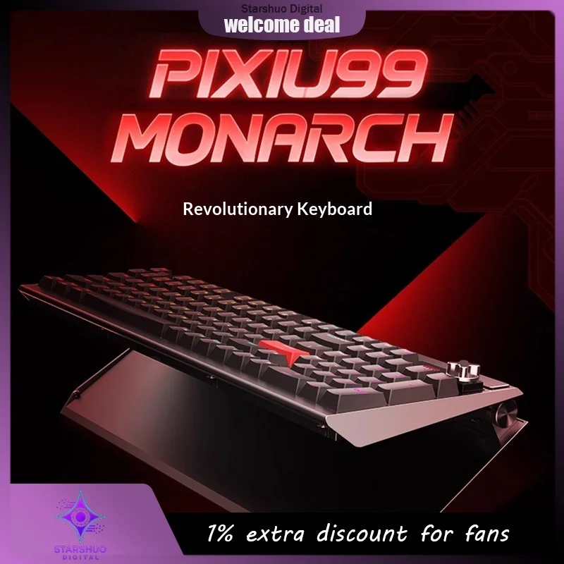 

CHERRY PIXIU99 Wireless Tri-Mode Customizable Gaming Mechanical Keyboard Customizable Typing Sound Writing Office Gaming Coding