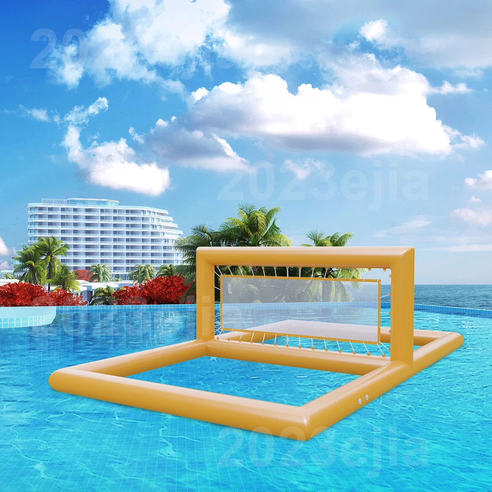 Water Walking Ball PVC Water Volleyball Court Inflatable Beach Volleyball Frame With Net For Water Sports