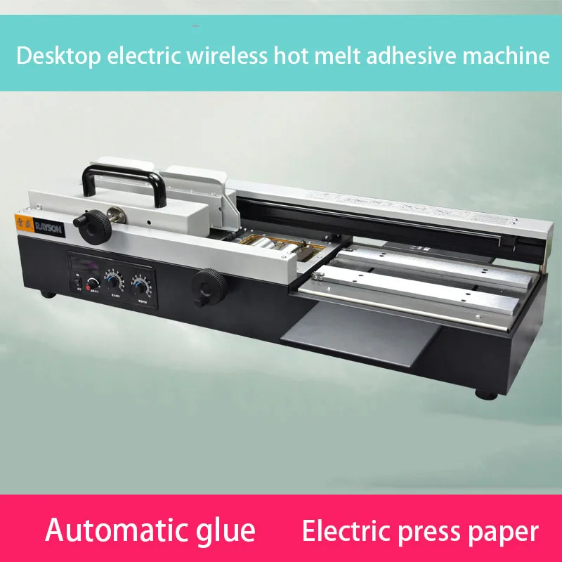 Perfect Glue Binder Hot Melt Glue Book Binding Machine for School & Office Electric Power Source