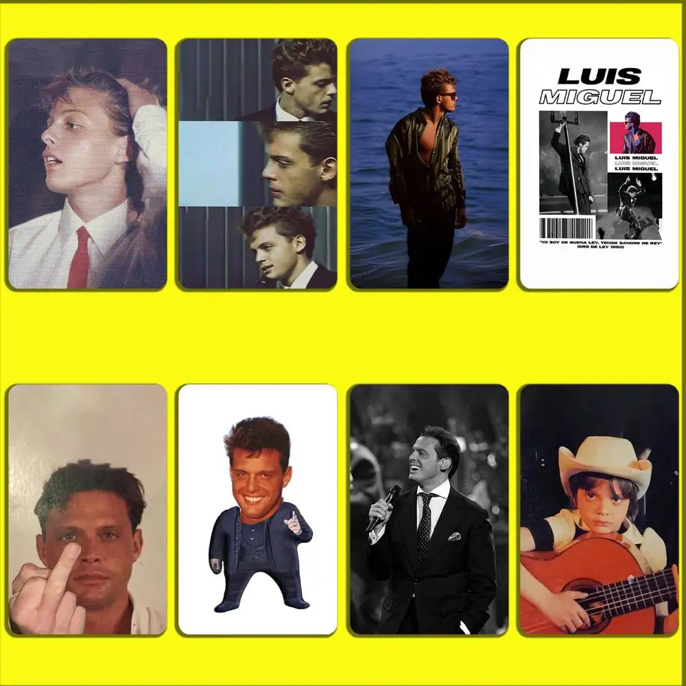 

Singer L-Luis Miguel Card Stickers For Debit Bank Credit Cards Metro Bus Pass Sticker Decoration Cover Skin