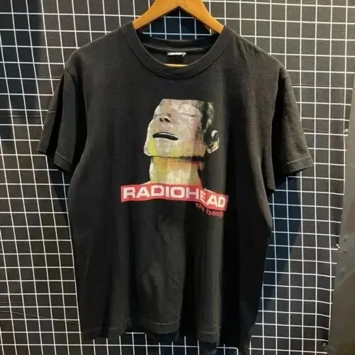 Vintage 90s Radiohead The Bends 1995 Album Unisex T-Shirt, Retro Graphic Short Sleeve Tee, Summer Style Women And Men T-shirts