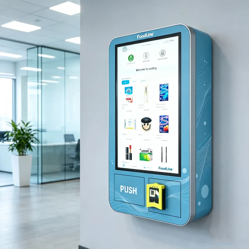 Customized Touch Screen Wall-Mounted Mini Vending Machine with Age Recognition and SDK Function