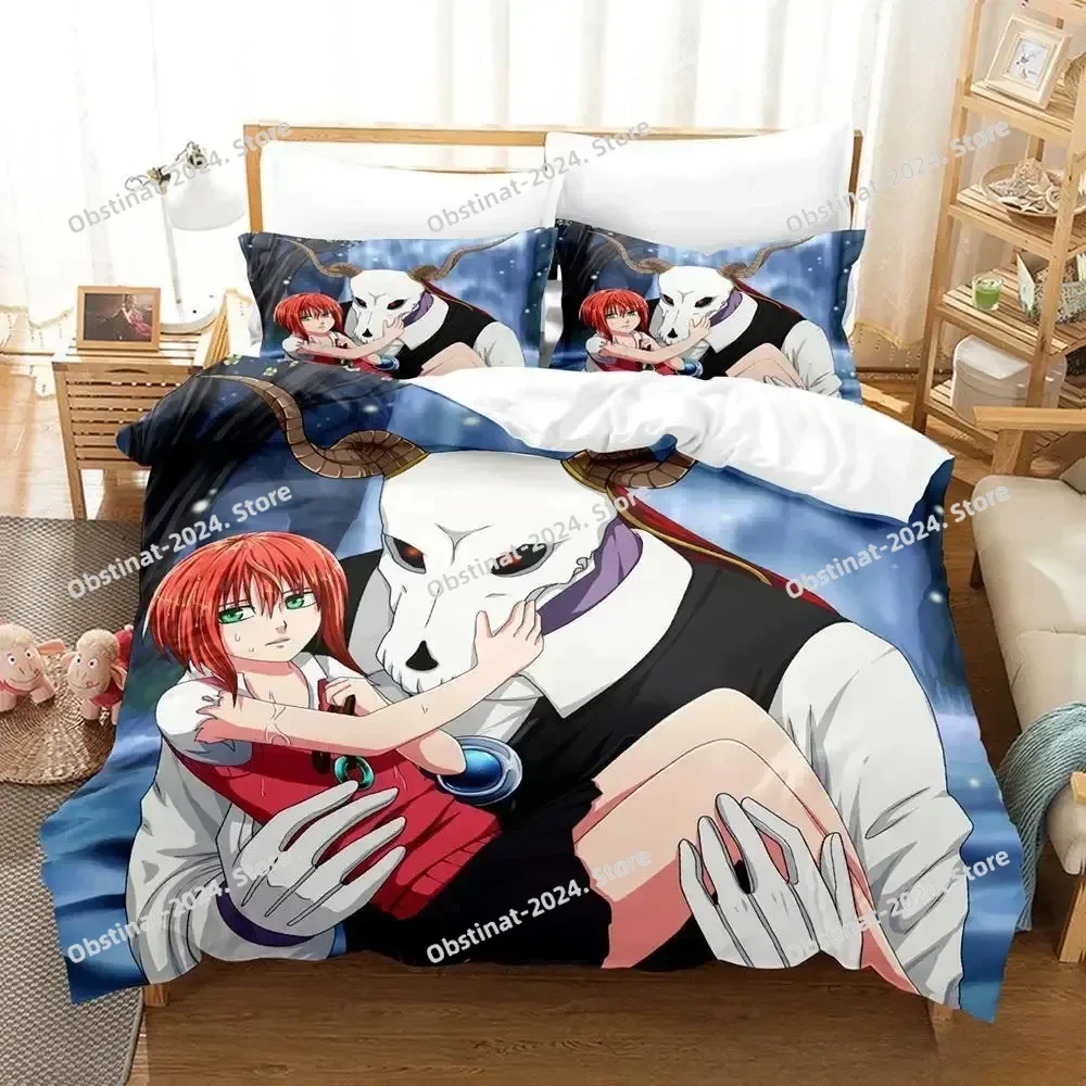 

3d Print Anime The Ancient Magus' Bride Bedding Set Single Twin Full Queen King Size Bed Set Adult Kid Bedroom Duvet cover Sets