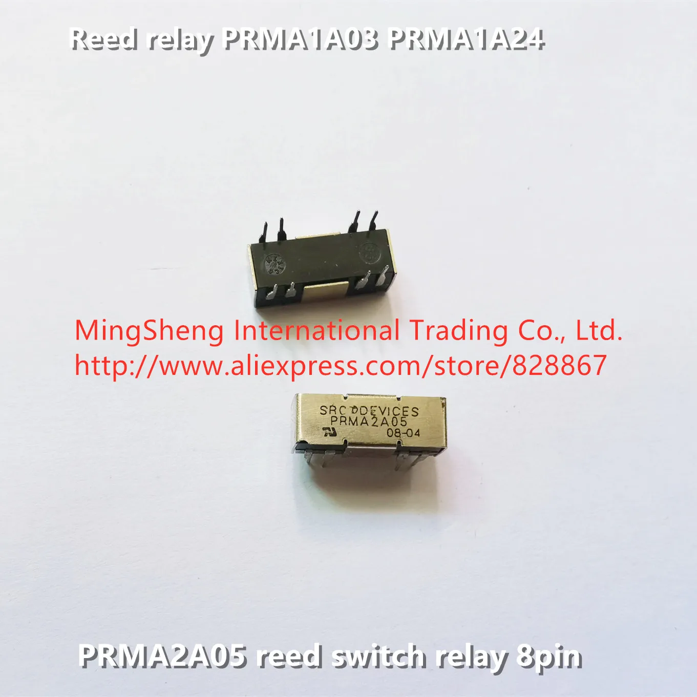 Original new 100% reed relay PRMA1A03 PRMA1A24 PRMA2A05 8pin reed switch relay