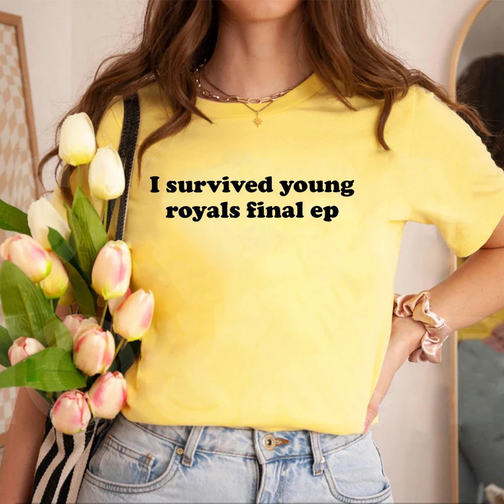 I Survived Young Royals Final Ep Shirt Trending Unisex Tee Shirt Unique Shirts Gift I Survived Young Royals Final Ep Tshirt