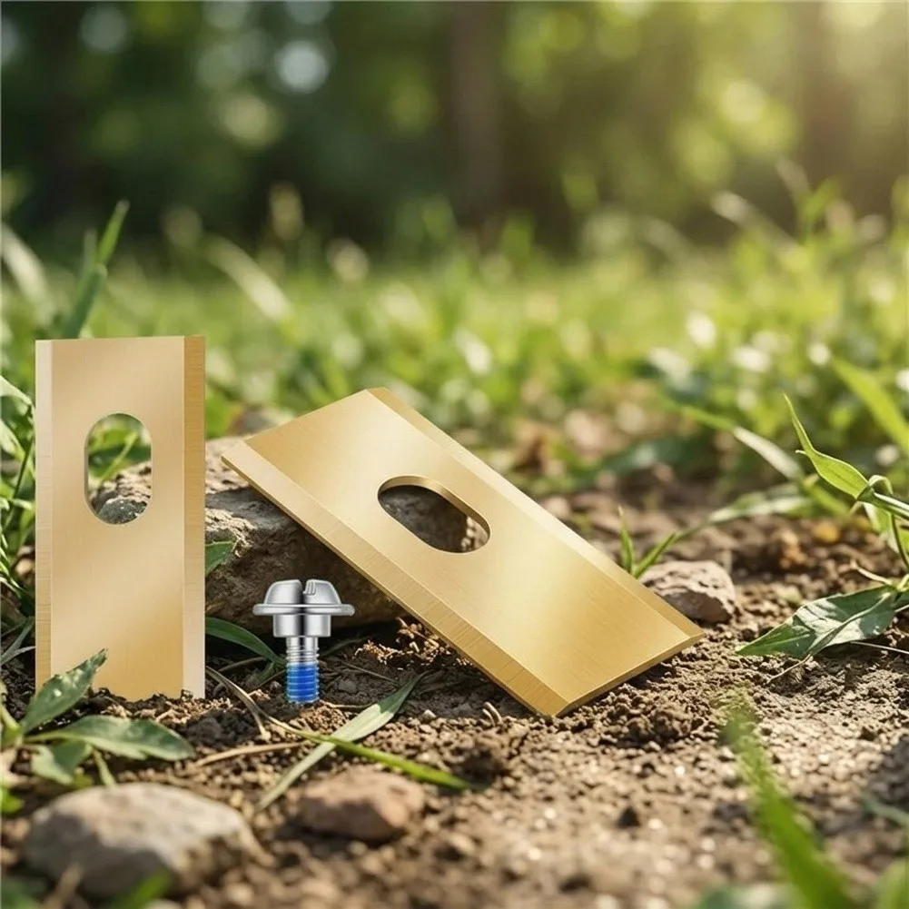 For Titanium Coated Stainless Steel For Blades for MOVA 600 1000 and For DREAME A1 Robotic Mowers 36 Pcs with Screws