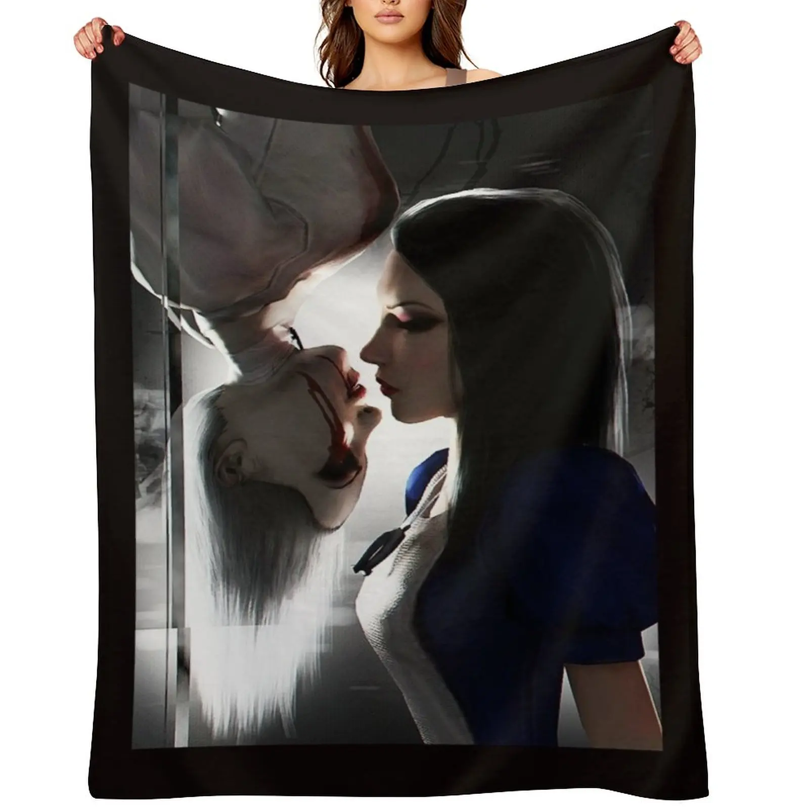 

Alice Liddell - Alice Madness Returns Graphic Throw Blanket Blankets For Bed Heavy halloween Nap Blankets