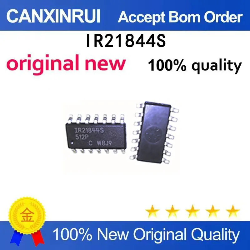 

(5-100 PCS) New IR21844STRPBF IR21844S SOP-14 Chip Driver IC