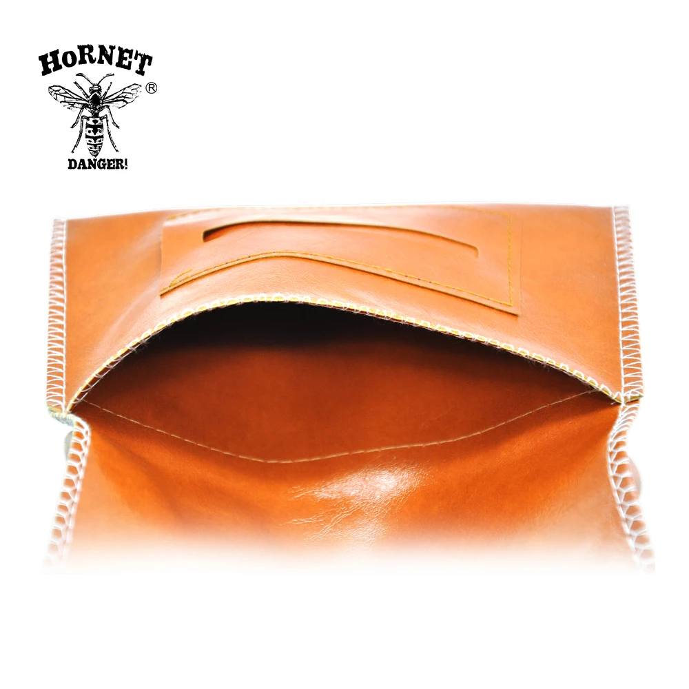 HORNET Leather Tabak Pouch Portable Cigarrillo Rolling Rohr Tabak Bag Case Wallet Tip Paper Holder Accesorios para fumar