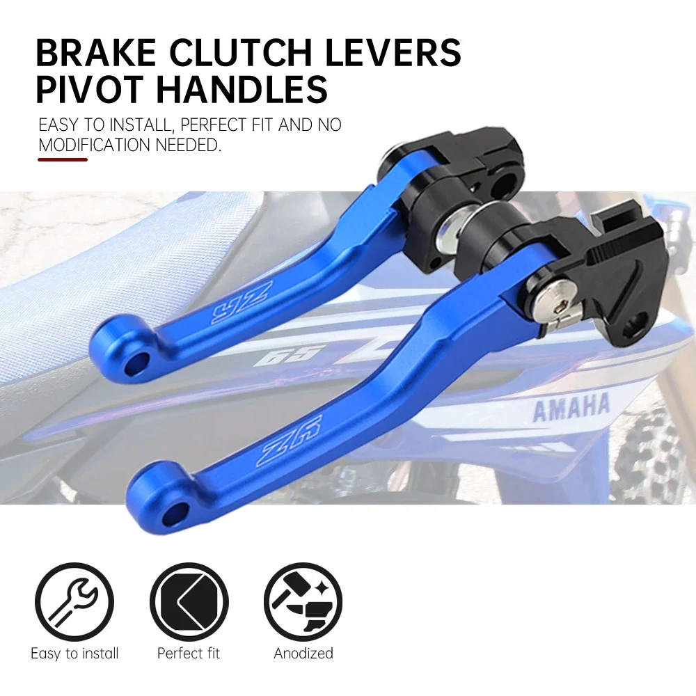 For YAMAHA YZ 80 85 65 125 250 450 426 F X FX Motorcycle Pivot Brake Clutch Lever Dirt Bike Handles YZ125X YZ450F YZ250F YZ250X