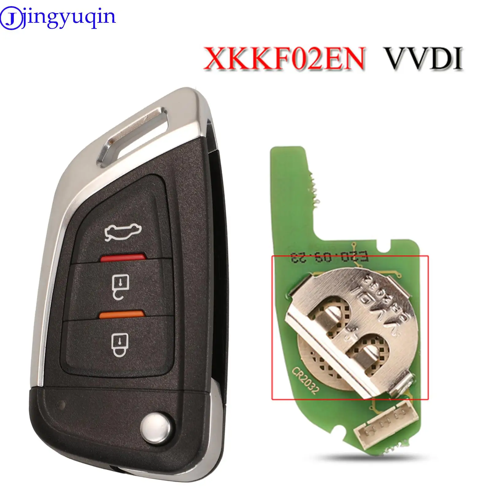 Xhorse jingyuqin Universal Remote Car Key with 3 Buttons For VVDI Key Tool/VVDI2 XKKF02EN