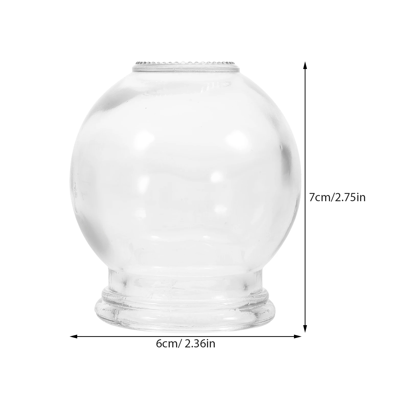 

6 Pcs Glass Cupping Facial Tool Heating for Home Scraping Cups