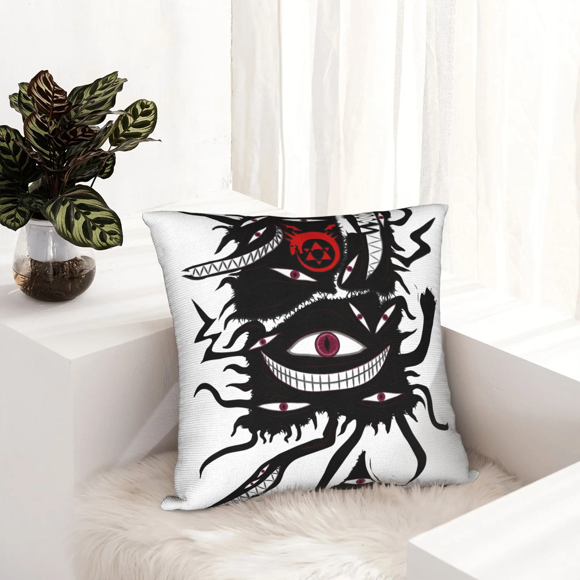 Anime Fullmetal Alchemist Pridefull Pillowcase Soft Fabric Cushion Cover Decorations  Throw Pillow Case Cover Home Square 40X40