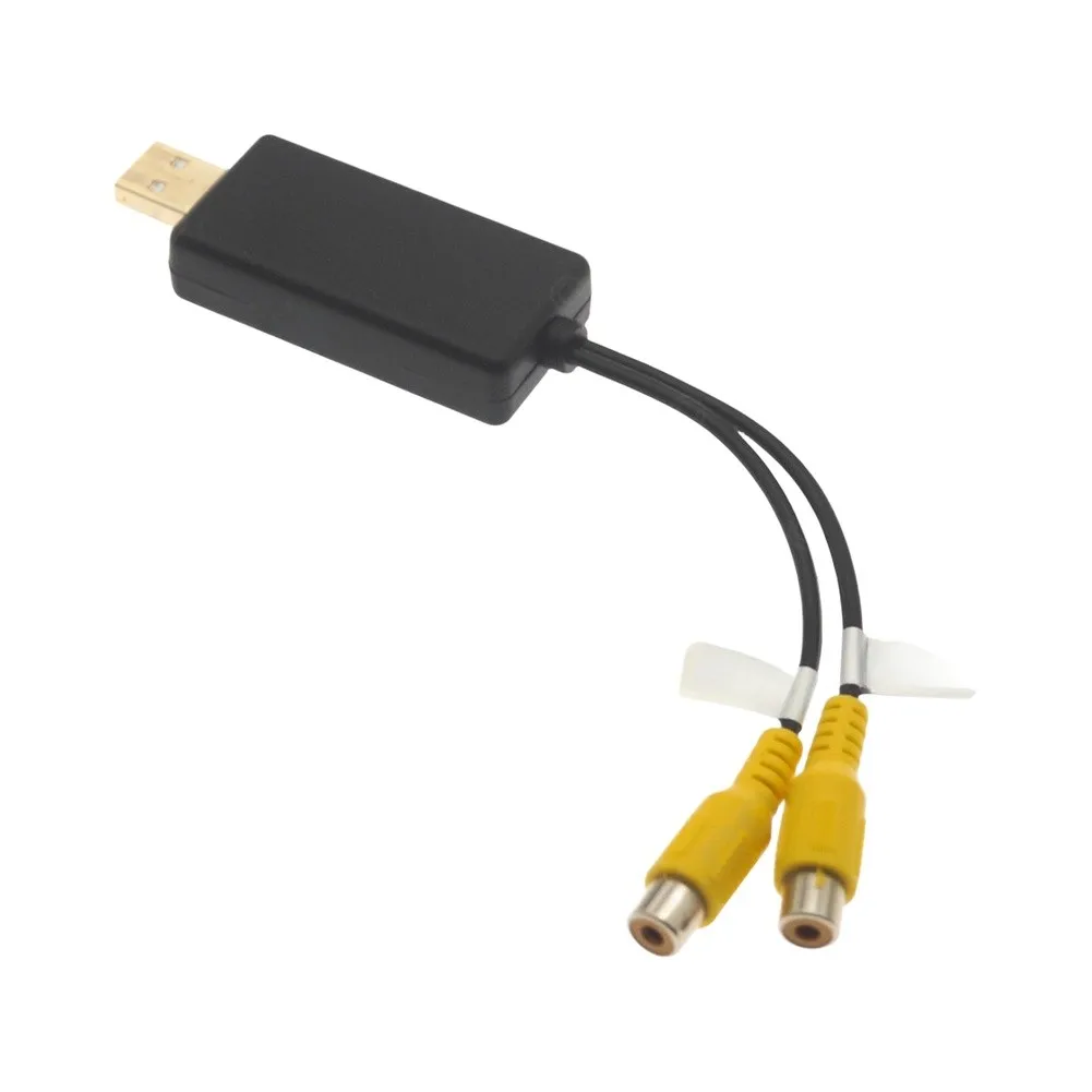 USB To CVBS Video Output Converter For Android Car Display Adapter For Movies Presentation Slideshow Rear Seat