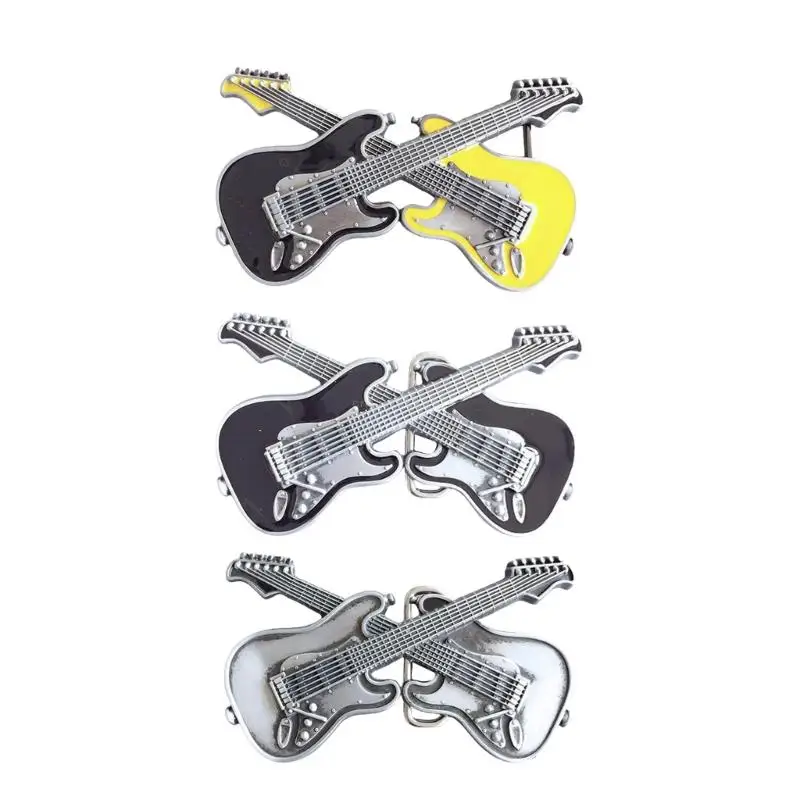 Boucles ceinture Styles Vintage, acoustique, guitare électrique, groupe musique, boucles ceinture Rock pour les