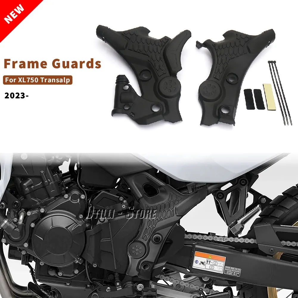 New For Honda XL 750 Transalp XL750 TRANSALP 2023 2024 Frame Panel Left Right Side Cover Motorcycle Guard Protector