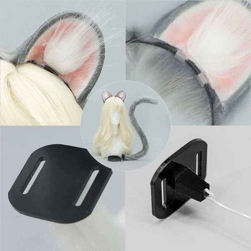 652F 1pc động vật băng đầu Động vật Động vật Chuột Trang phục Head