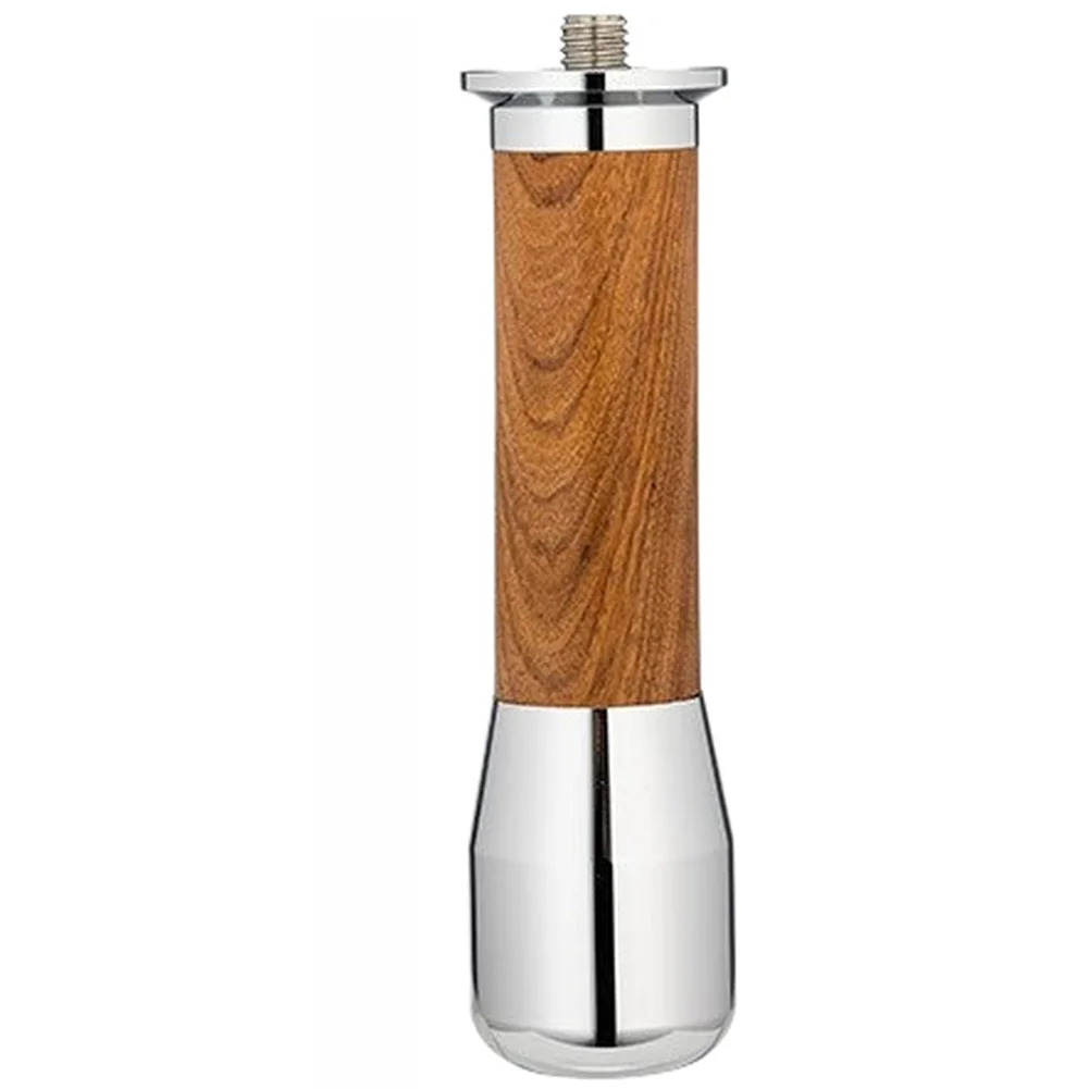 Espresso Portafilter Accessories for M10 Pitch Featuring SUS304 Body and Ergonomic Wood Handle Lightweight 227g