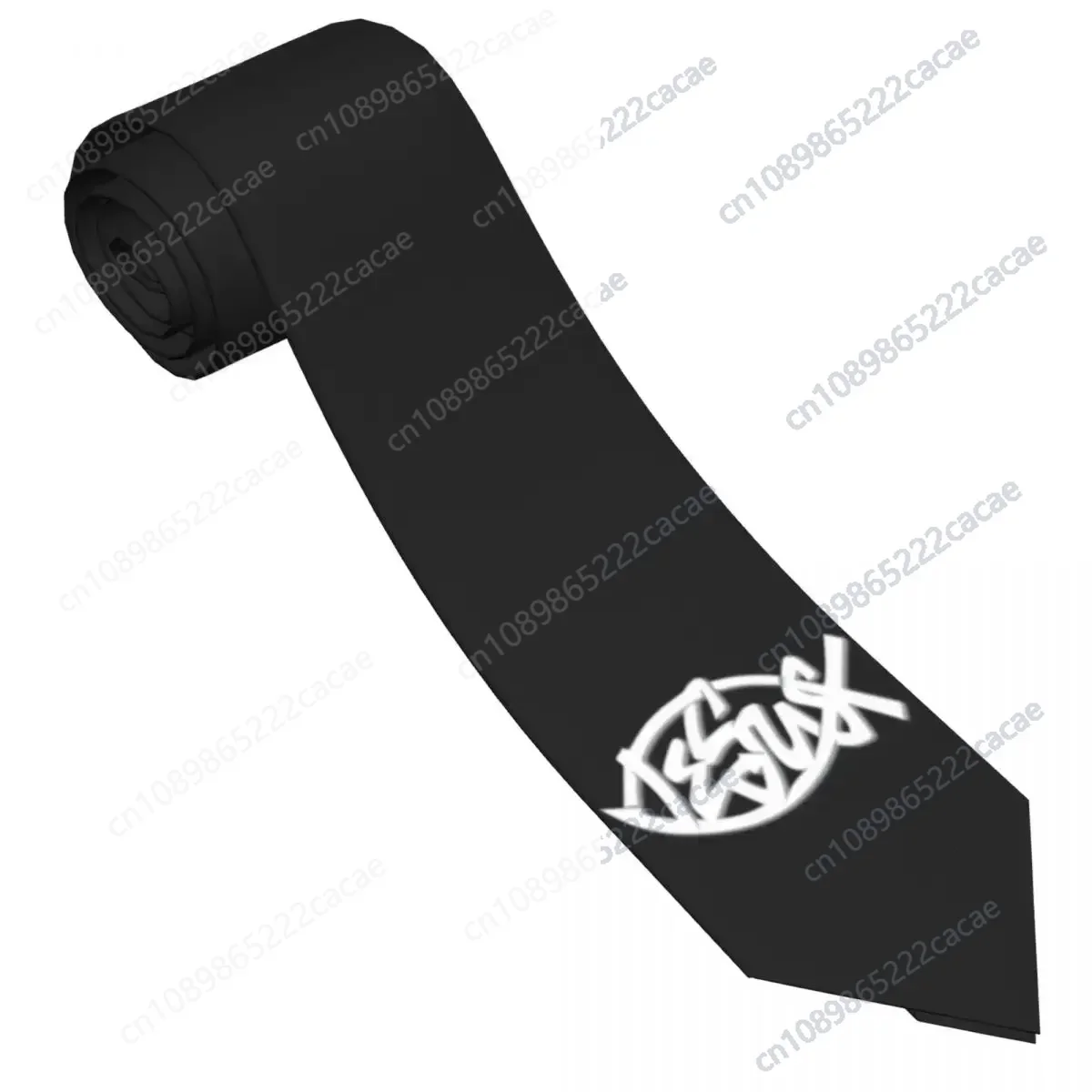 Jesus Graffiti Tie Fashion Design Neck Ties Classic Elegant Collar Tie Men Daily Wear Necktie Accessories