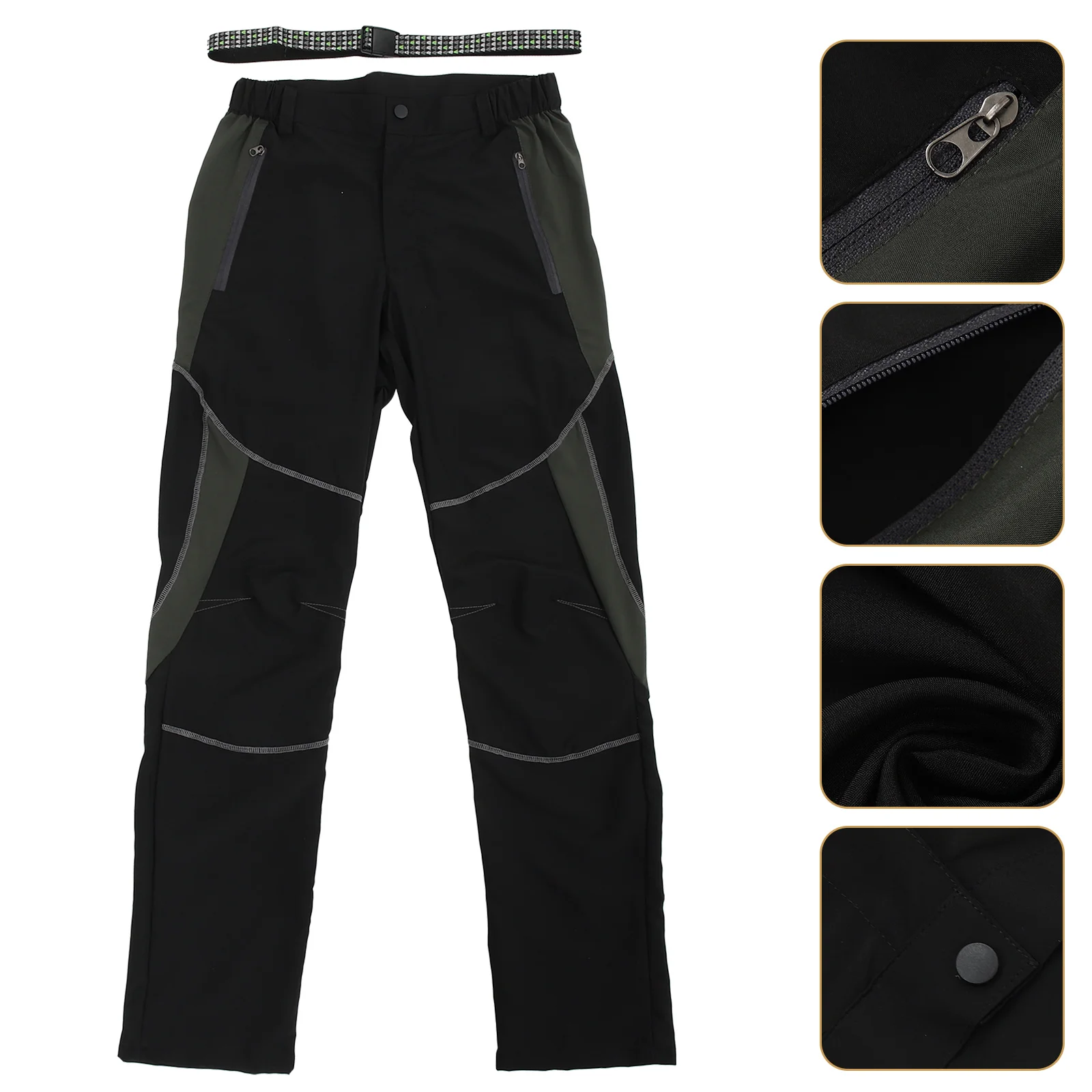 

Hiking Pants Summer Travel Outfit Women Elastic Trousers Lightweight Chemical with Pockets