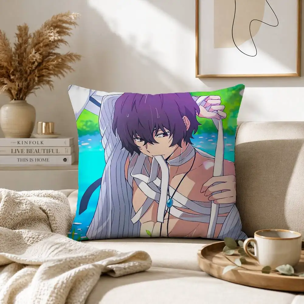 Bungo Stray Dogs dazai osamu Pillow Case for Sofa Living Room Home office Decor Protective Cover view 5