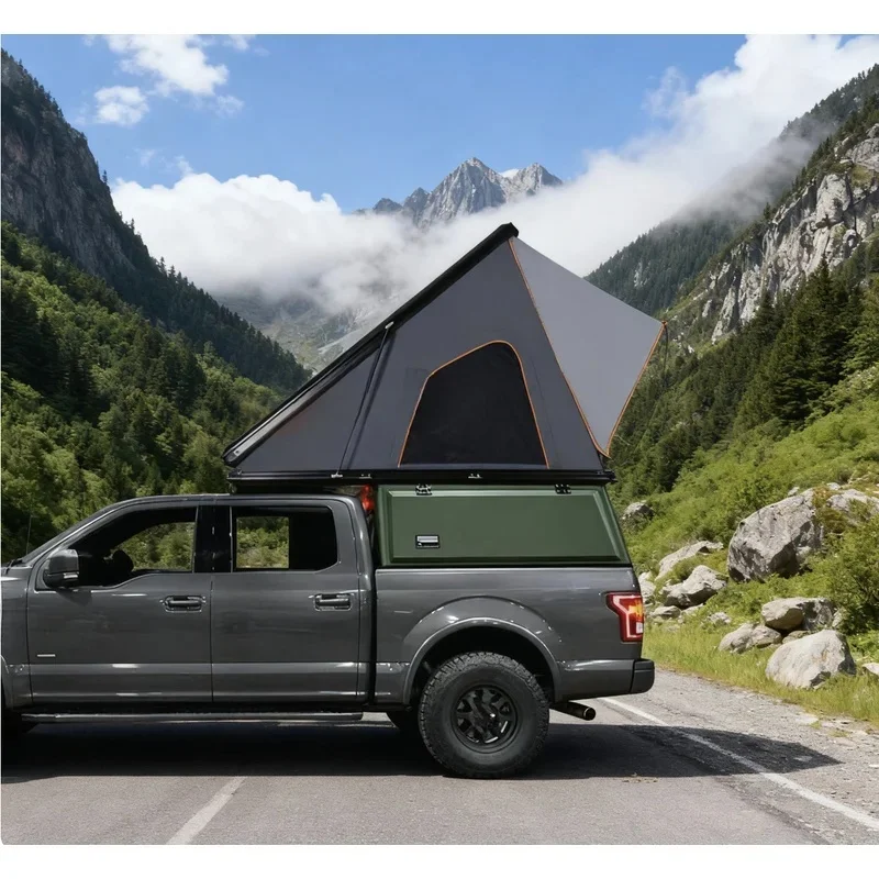 Aluminum Hard Shell Roof Top Tent 1-3 Person Waterproof Four Season Outdoor Camping Automatic