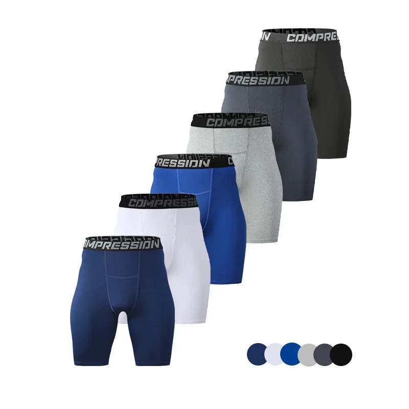 2025 شورت رياضي جديد للرجال سريع الجفاف وجيد التهوية وضغط كرة السلة واللياقة البدنية والجري والتدريب غير رسمي #3