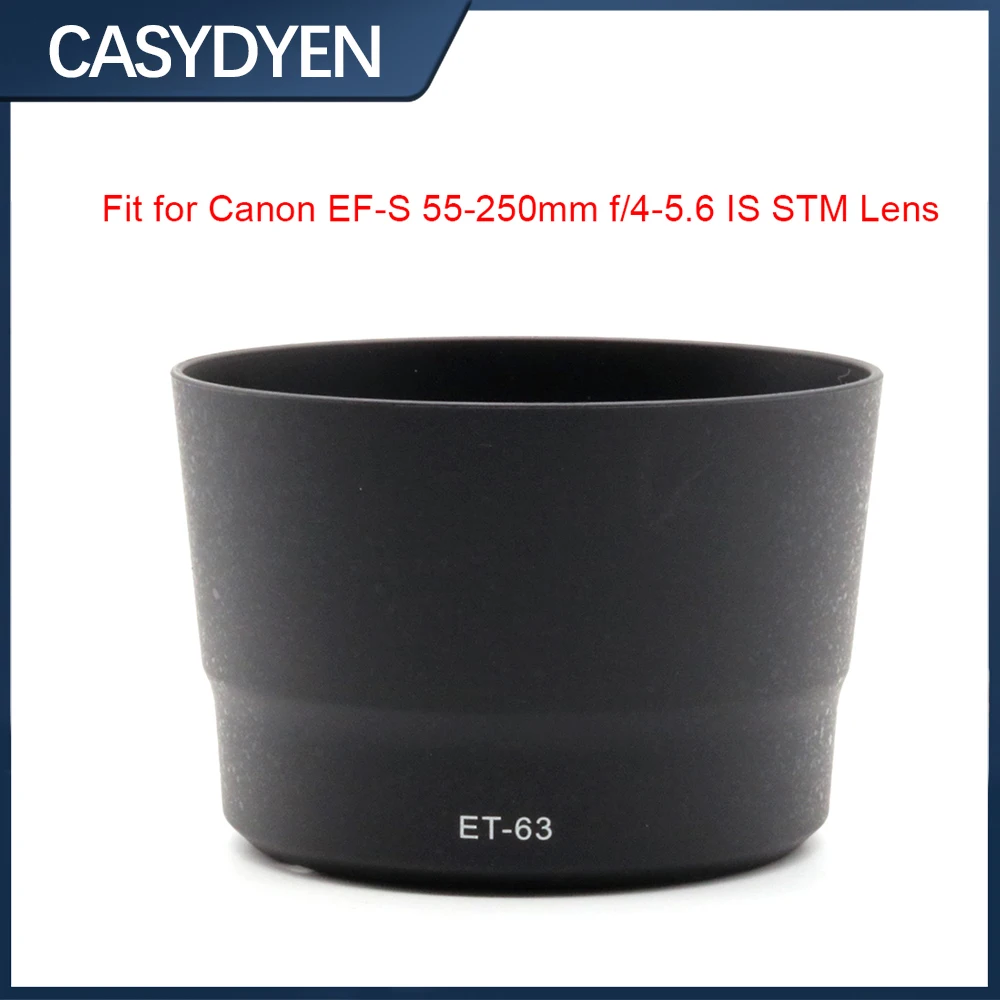 Camera Bayonet Lens Hood ET-63 For Canon EF-S 55-250mm f4-5.6 IS STM ET-63 55-250 ET63