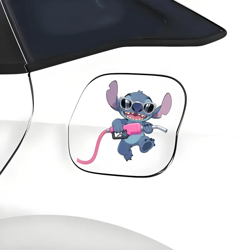 Novo Adesivo Criativo de Anime S-titch Kawaii para Carro, Bicicleta, Laptop e Mesa - Decoração Autoadesiva à Prova d'Água