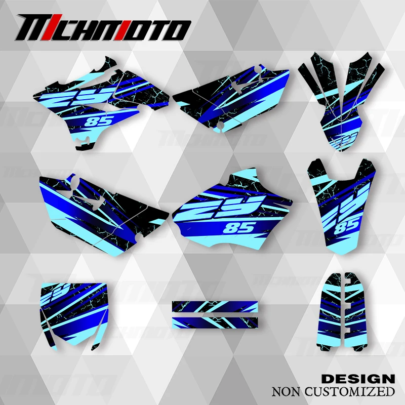 

MCHMFG для YAMAHA YZ85 2015 2016 2017 2018 2019 2020 2021 графические наклейки наклейки мотоцикл фон на заказ