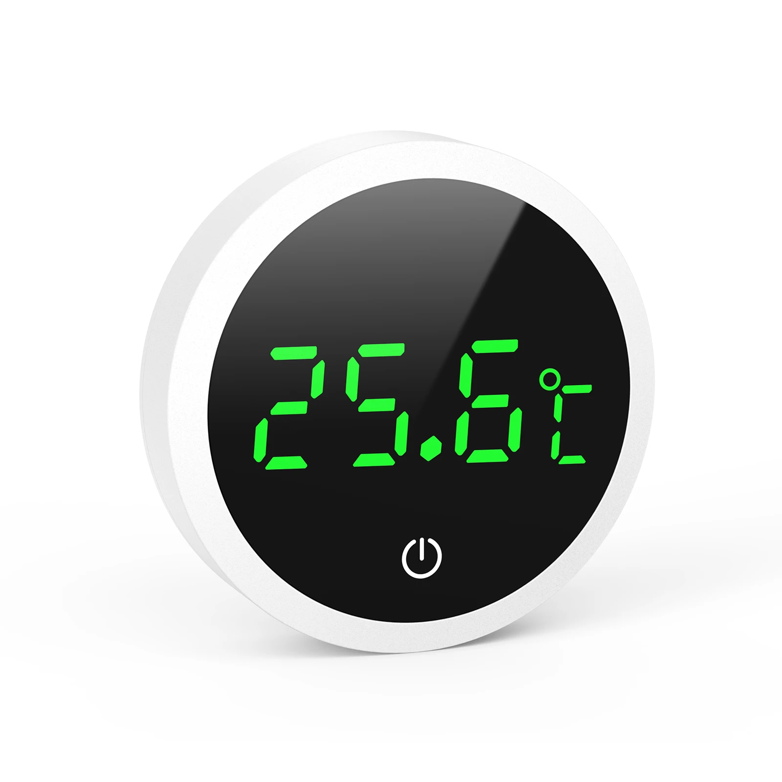 Termometr do akwarium okrągłe cyfrowe termometry LCD elektroniczna ryba miernik temperatury zbiornika pudełko dla gadów Mini termometr