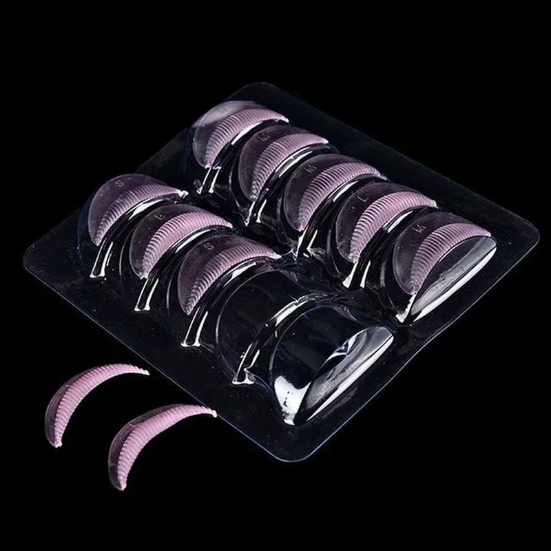 5 Pairs Silicone Durable Eyelash Permanent Perm Curler Curling Root Lifting False Fake Eyelash Shield Pad Patches