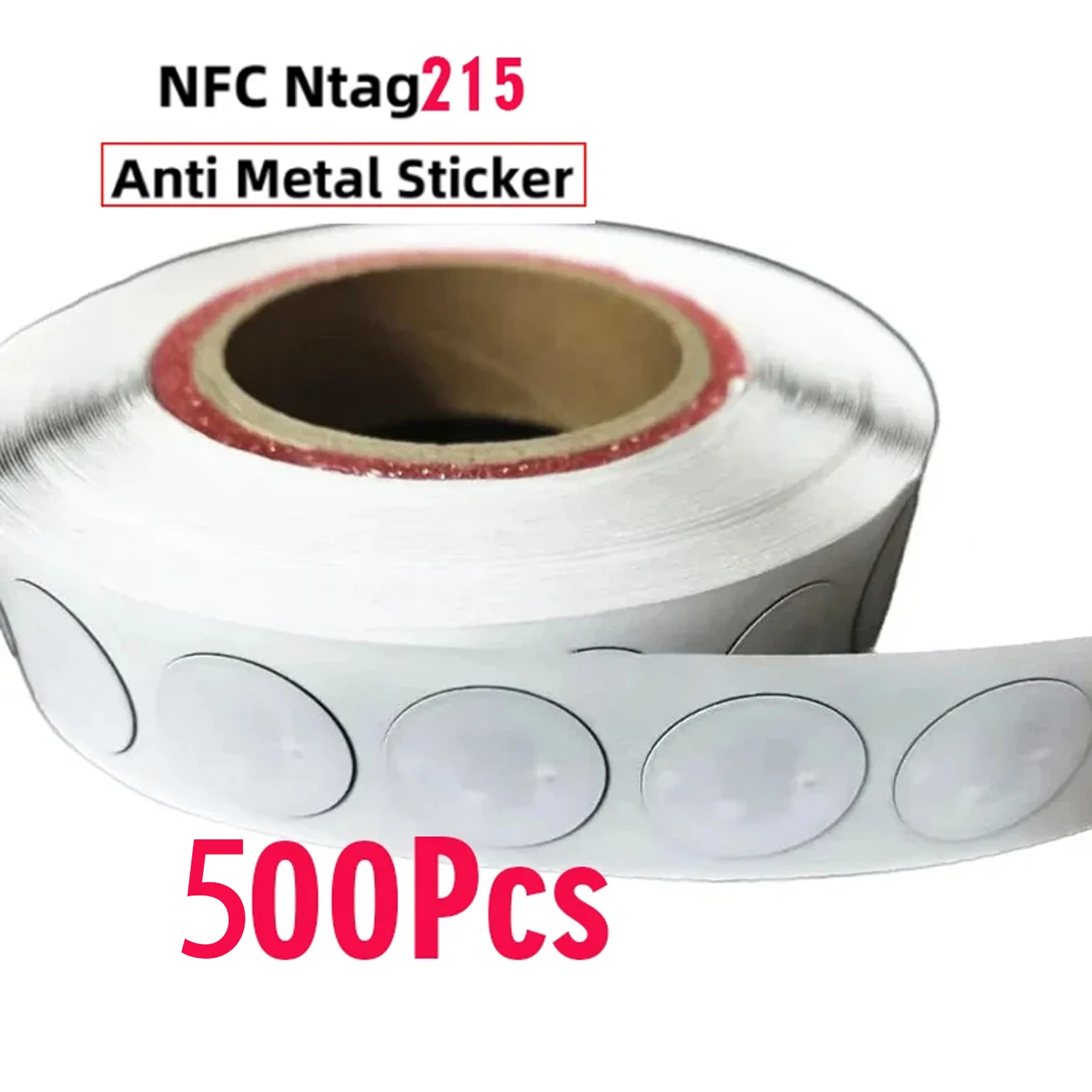 Anti-Metall-Interferenz NFC215 Chip-Tags auf Metall NFC-Aufkleber NFC-Tag für Alle NFC-fähigen Mobiltelefone Geräte RFID 13,56MHz Tag