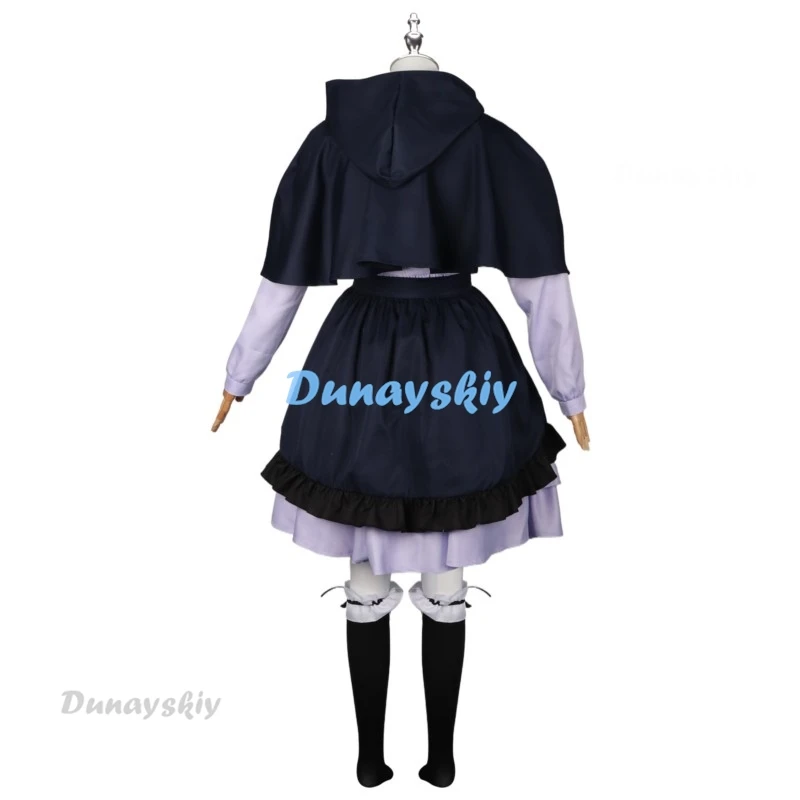 Costume de Cosplay Lolita Maid, Anime Love Chunibyo, Autre Deluvoltage Tokyo anashi Rikka, Robe Violette avec Nministériels d Everak, Uniforme d'Halloween pour Fille