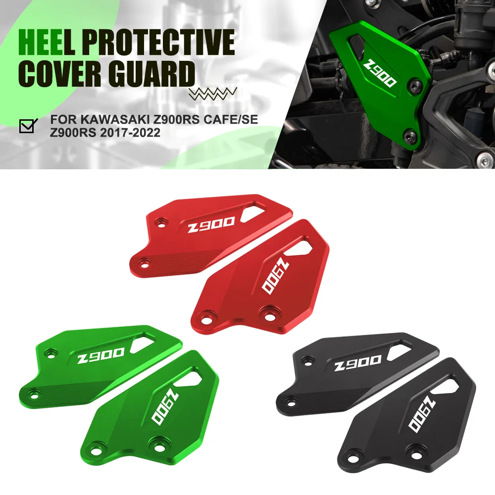 

Для Kawasaki Z900RS Cafe/SE Z900RS 2017 2018 2019 2020 2021 2022, защитный чехол для пятки, защита заднего главного тормозного цилиндра
