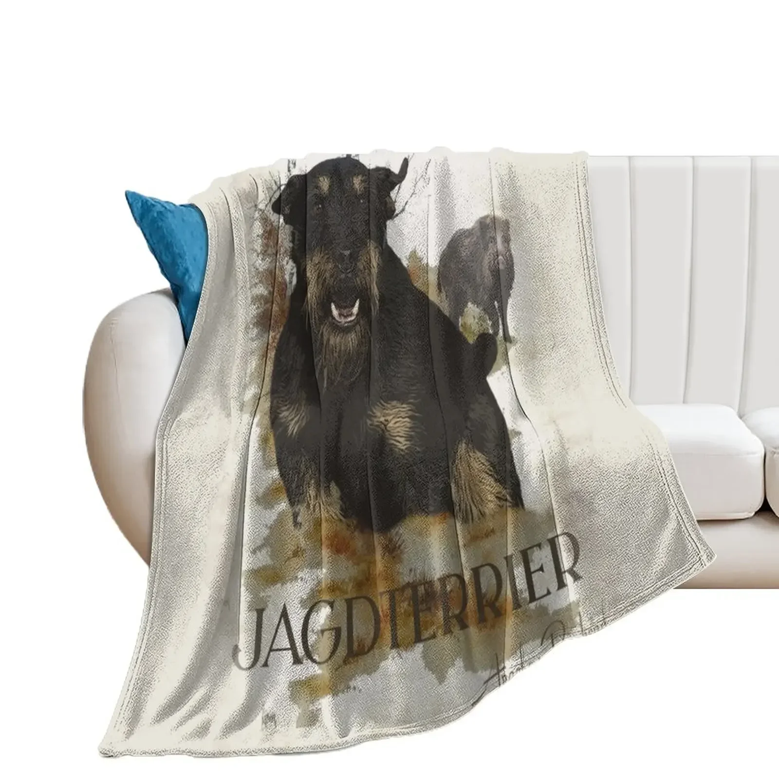 Jagdterrier Apache, hunting boar Throw Blanket Thin Sofa Quilt Winter beds Blankets