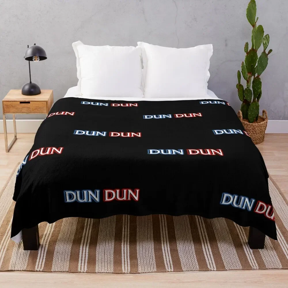 

Dun Dun Law and Order Throw Blanket Baby Flannel Blankets