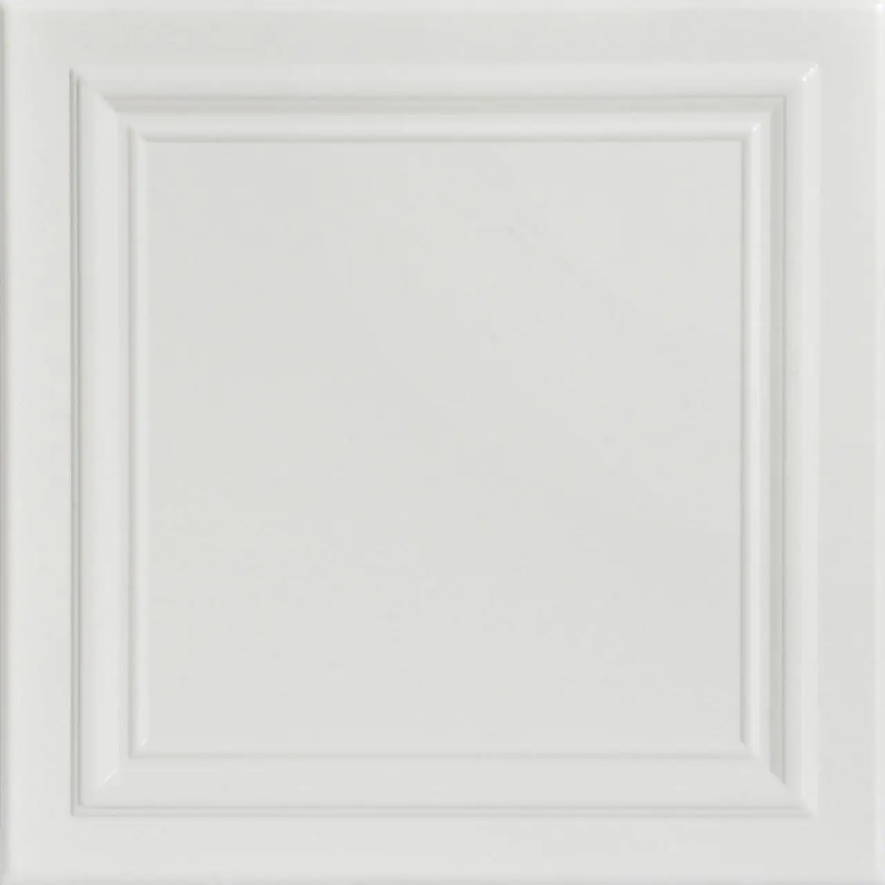 R24 Line Art Foam Glue-up Ceiling Tile (256 sq. ft./Case), Pack of 96, Dove White