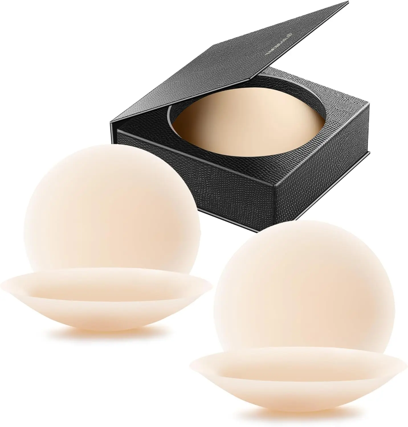 

Накладки на соски, 1 пара – бесшовные и прозрачные самоклеящиеся силиконовые накладки для женщин, многоразовые, липкие