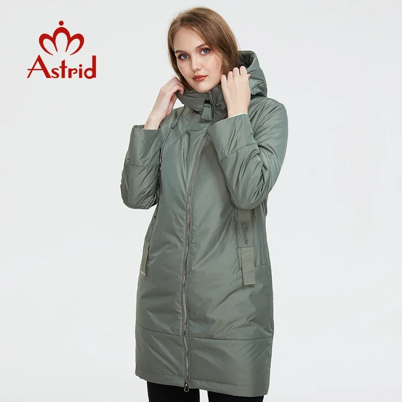 Astrid 2022 New winter jacket Mid-length Hooded Design Oversize Fashion Women's down jacket warm Parka Women Coat  AM-9726