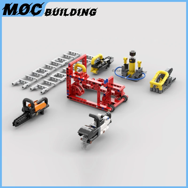 Moc Simulation Stadt Feuerwehrauto Lkw Modell Bausteine Feuerwehr Zubehör Kit Motor Maschine Technologie Ziegel Spielzeug Geschenk