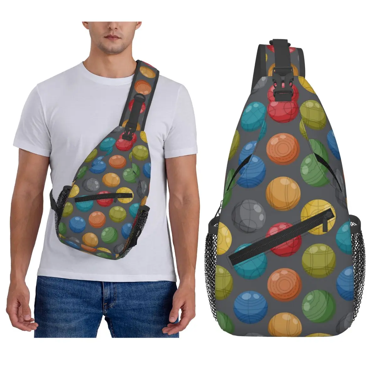 

Petanque Bocce Ball газонная нагрудная сумка для боулинга мужской рюкзак через плечо нагрудная сумка дорожный походный рюкзак сумка на плечо