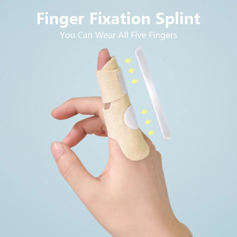 Pain Relief Finger Splint Fracture Protection Brace Adjustable Sprain Dislocation Fracture Finger Splint Corrector Support